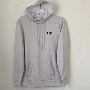 Under Armour Light Gray Men's Loose Hoodie Sweatshirt Size S/M